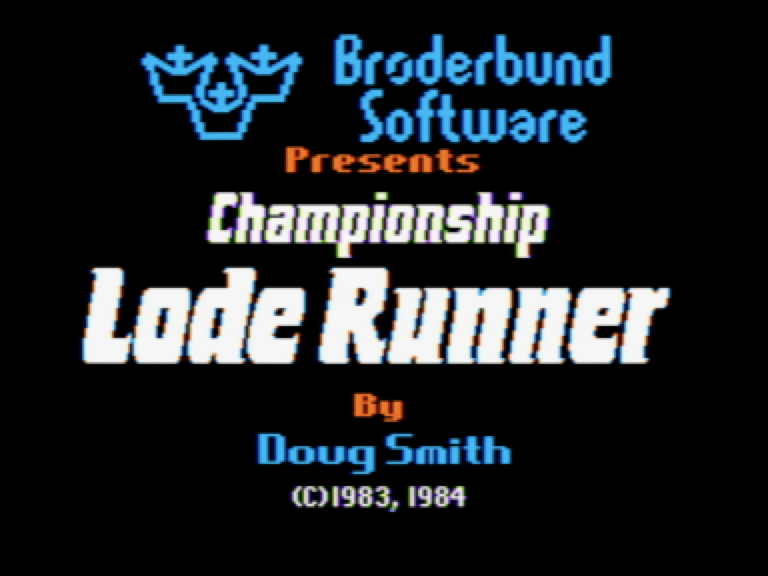 Championship Lode Runner screenshot 1 of 2