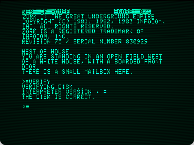 Zork I: The Great Underground Empire screenshot 2 of 3