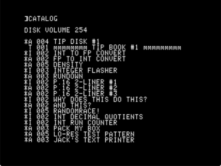Tip Disk #1 screenshot 2 of 3