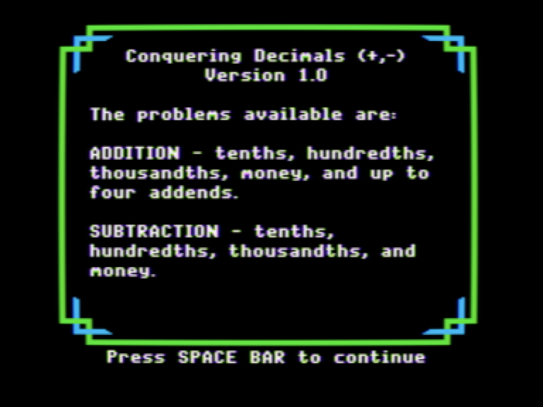 Conquering Decimals (+, -) screenshot 3 of 6
