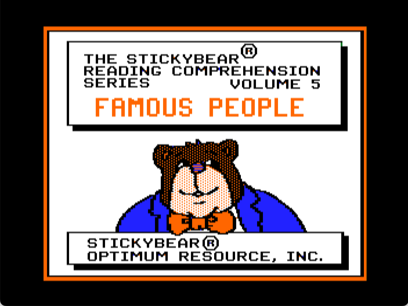 Reading Comprehension Volume 5: Famous People screenshot 1 of 3