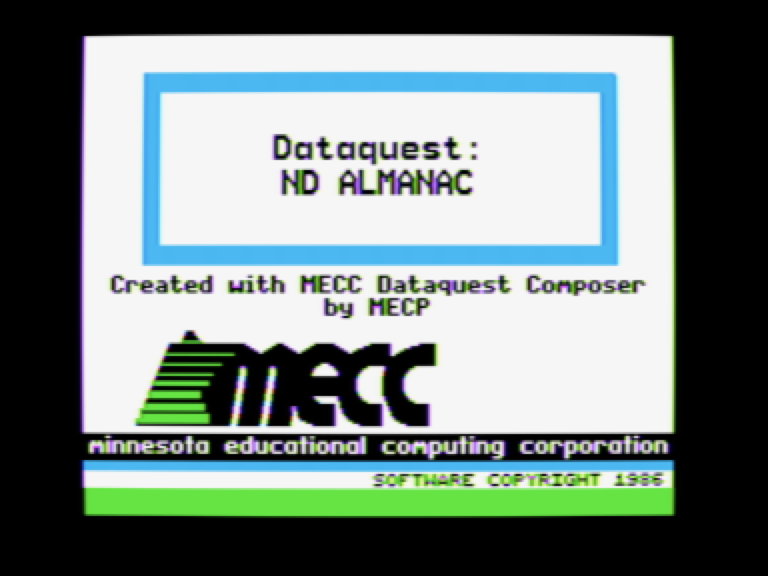 Carmen's North Dakota Almanac Database