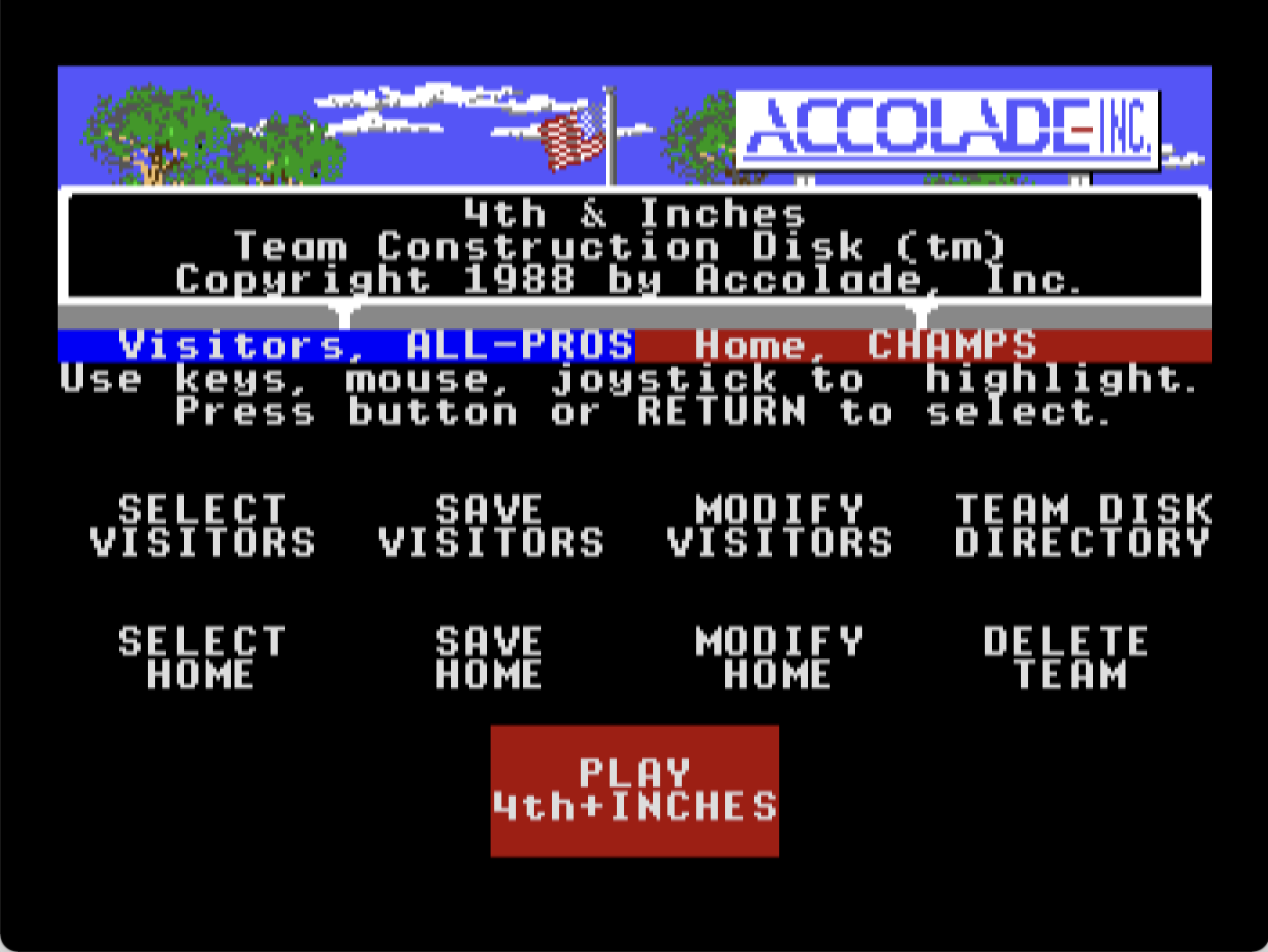 4th & Inches Team Construction Disk screenshot 2 of 4