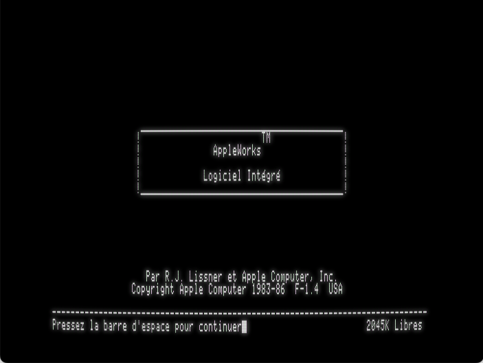 AppleWorks screenshot 1 of 4