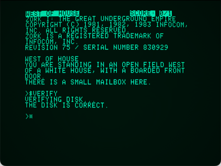 Zork I: The Great Underground Empire screenshot 2 of 3