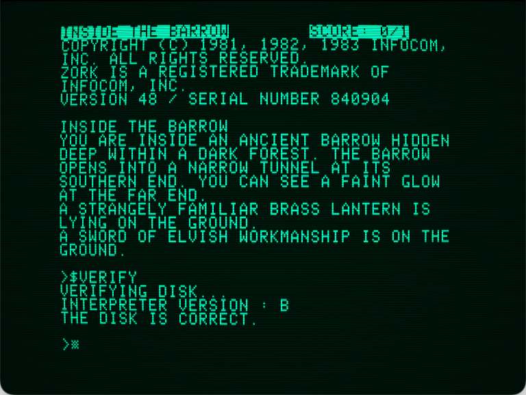 Zork II: The Wizard of Frobozz screenshot 2 of 3