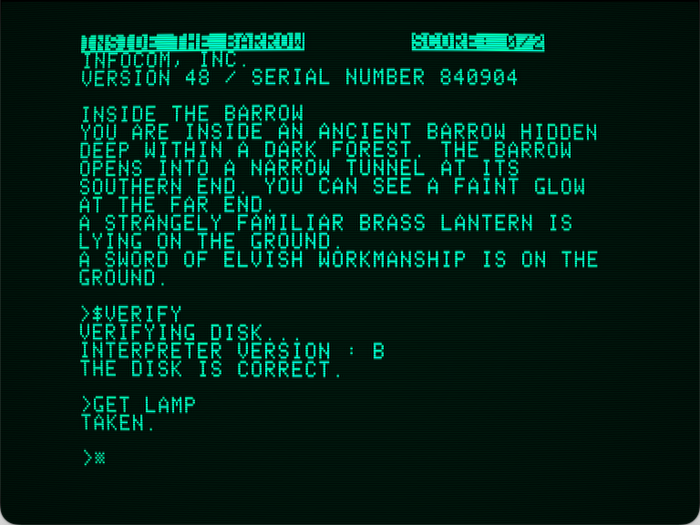 Zork II: The Wizard of Frobozz screenshot 3 of 3