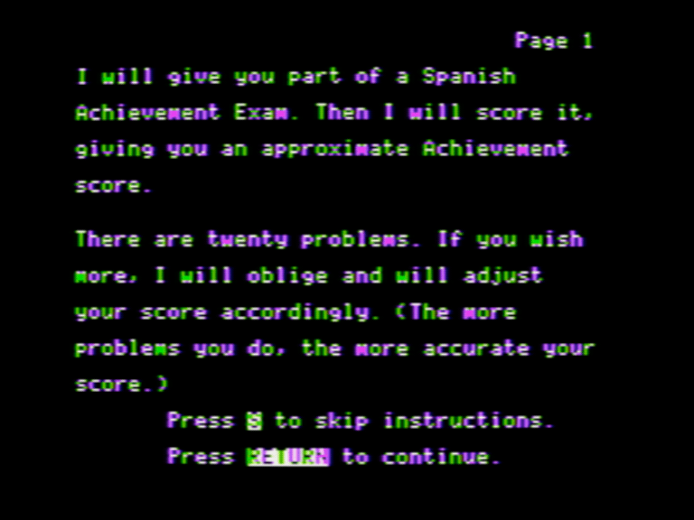 Spanish Achievement I: Vocabulary screenshot 3 of 4