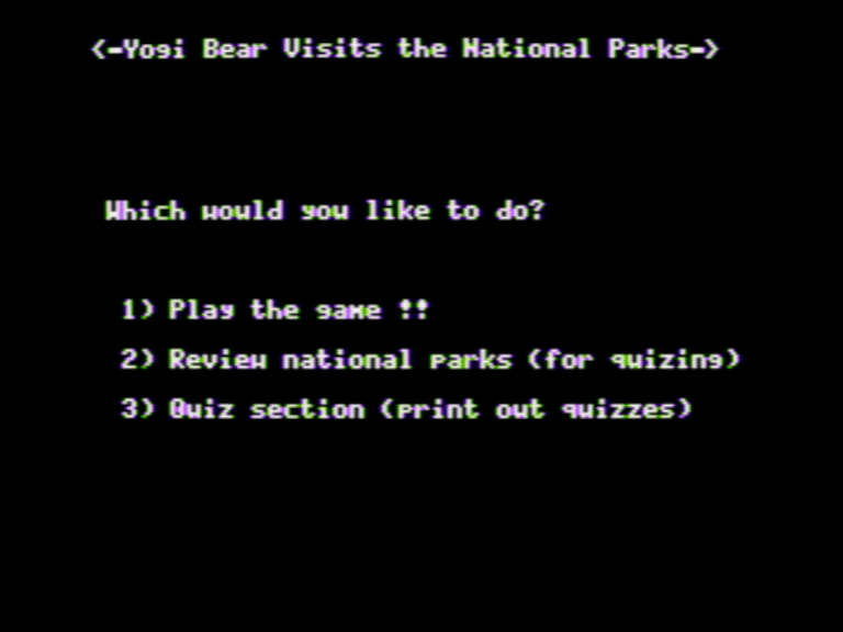 Yogi Bear Visits The National Parks screenshot 2 of 7