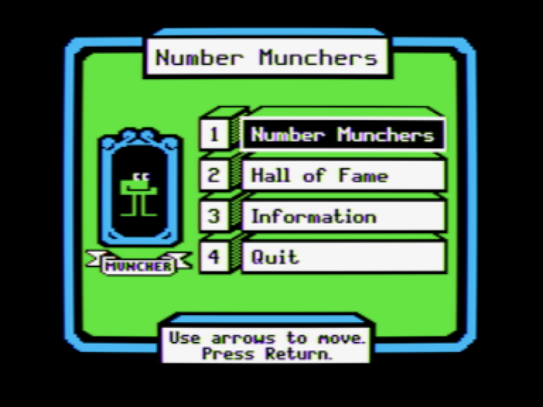 Number Munchers screenshot 1 of 4