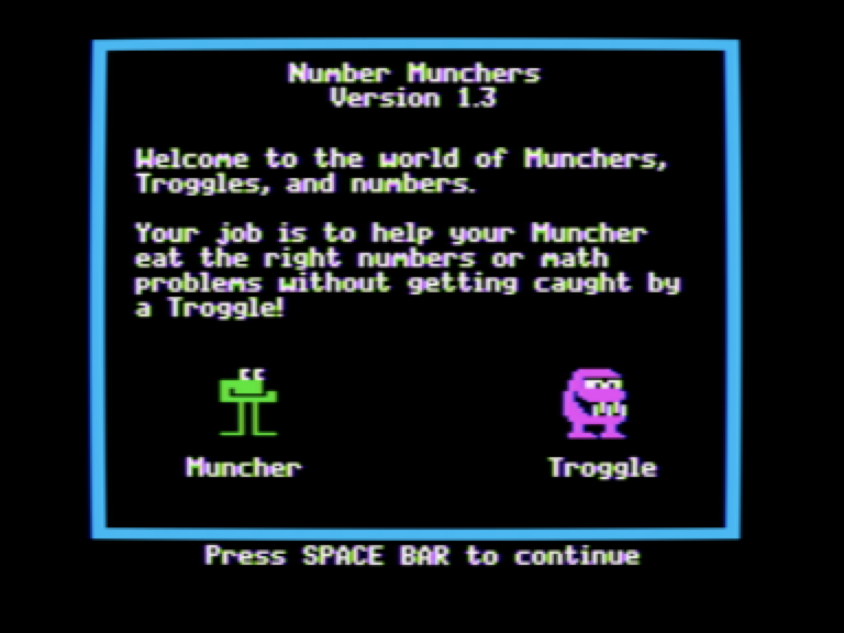 Number Munchers screenshot 3 of 4