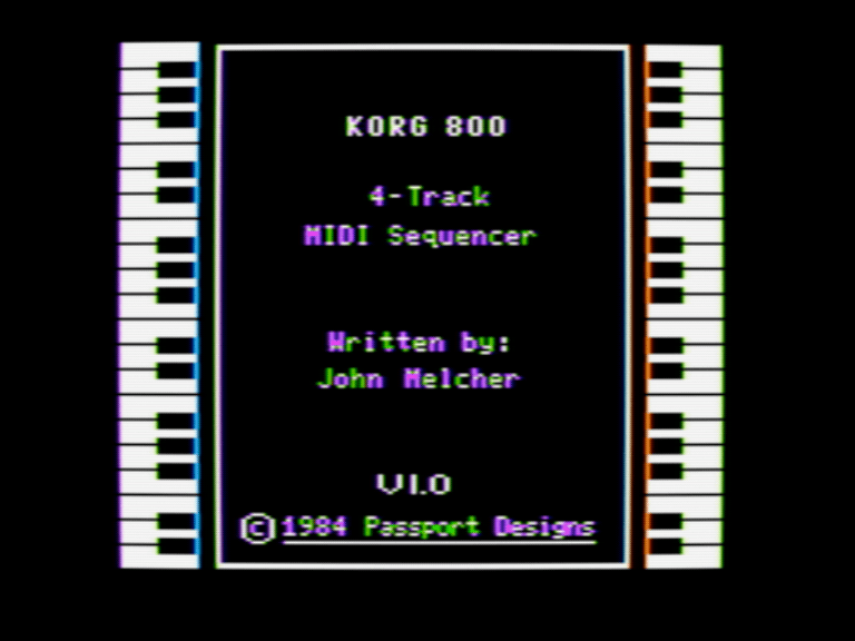 Korg 800 4-Track MIDI Sequencer screenshot 1 of 3