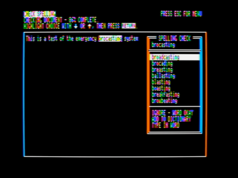 The Bank Street Writer Plus screenshot 2 of 3