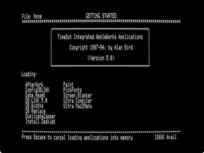 AppleWorks screenshot 4 of 6