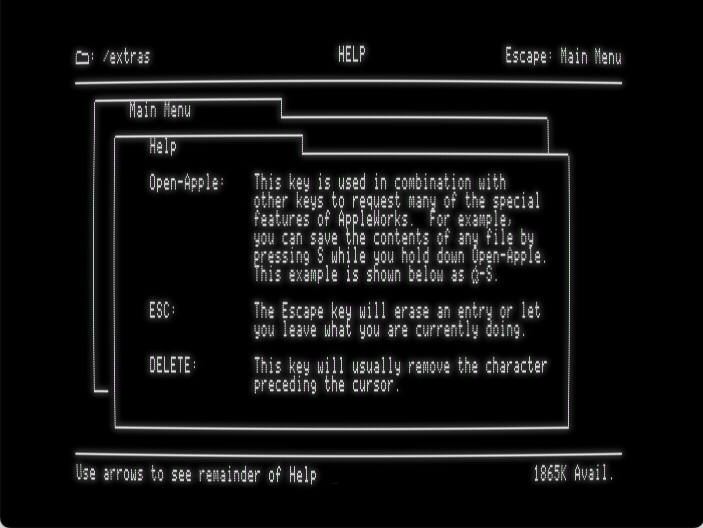 AppleWorks screenshot 6 of 6