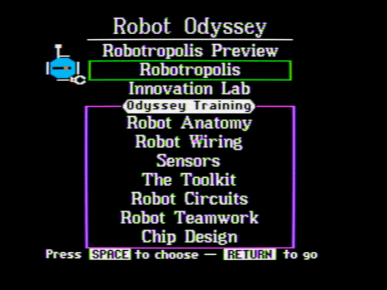 Robot Odyssey I screenshot 3 of 5