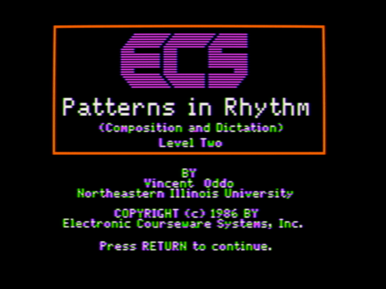Patterns in Rhythm: Level Two screenshot 1 of 3