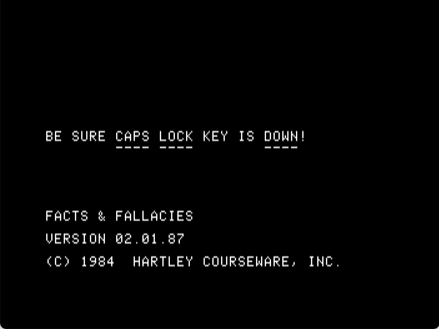 Facts and Fallacies screenshot 2 of 7