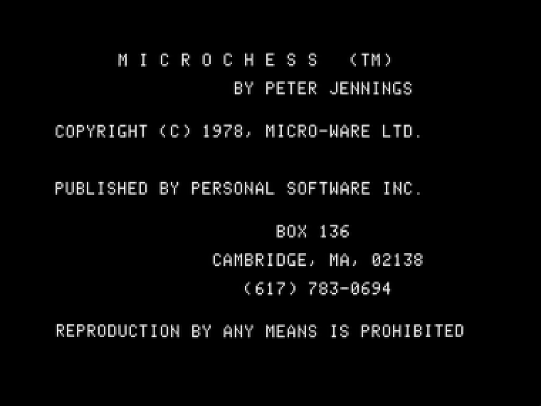 MicroChess 2.0 screenshot 2 of 3
