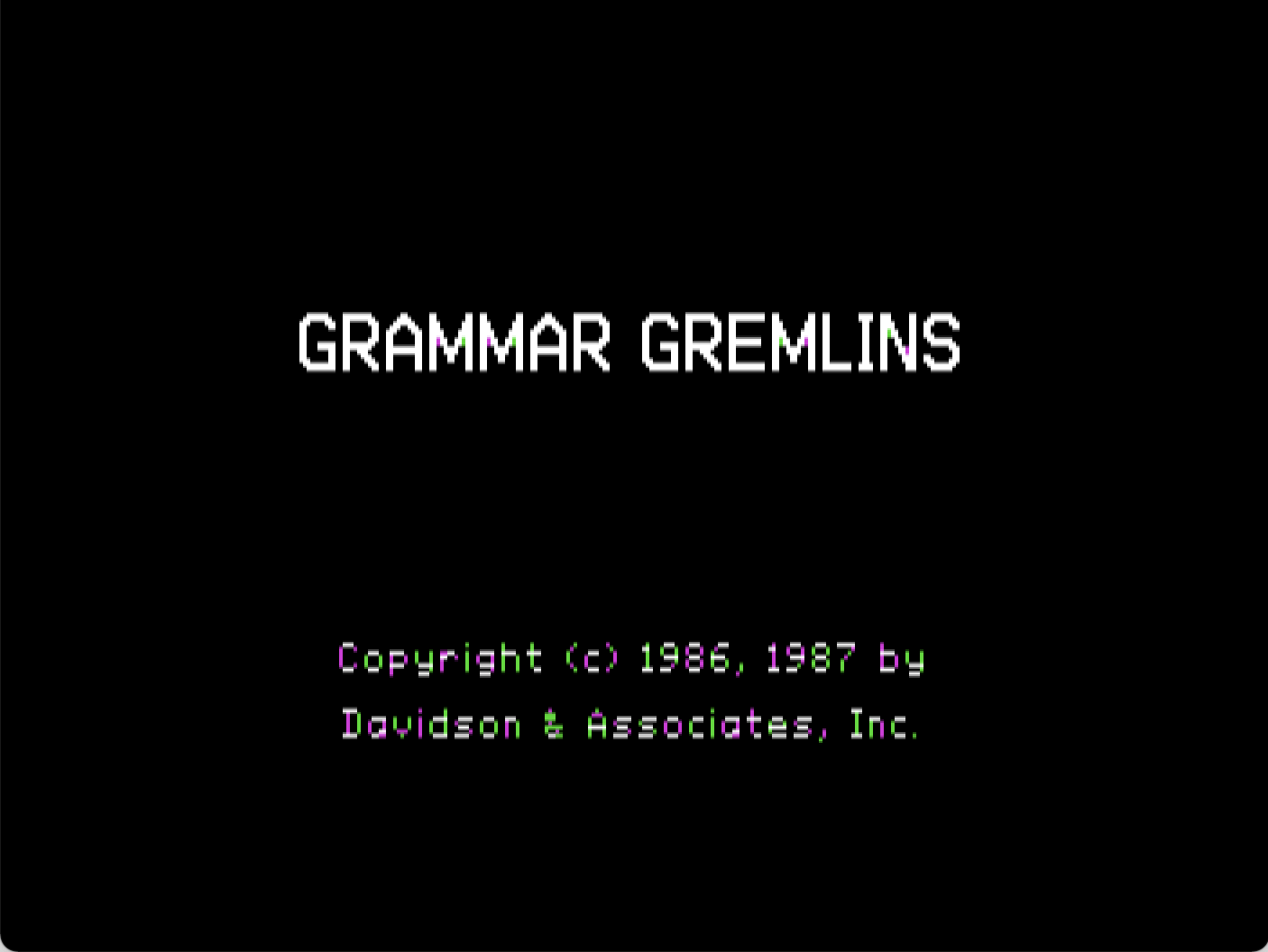 Grammar Gremlins screenshot 1 of 4