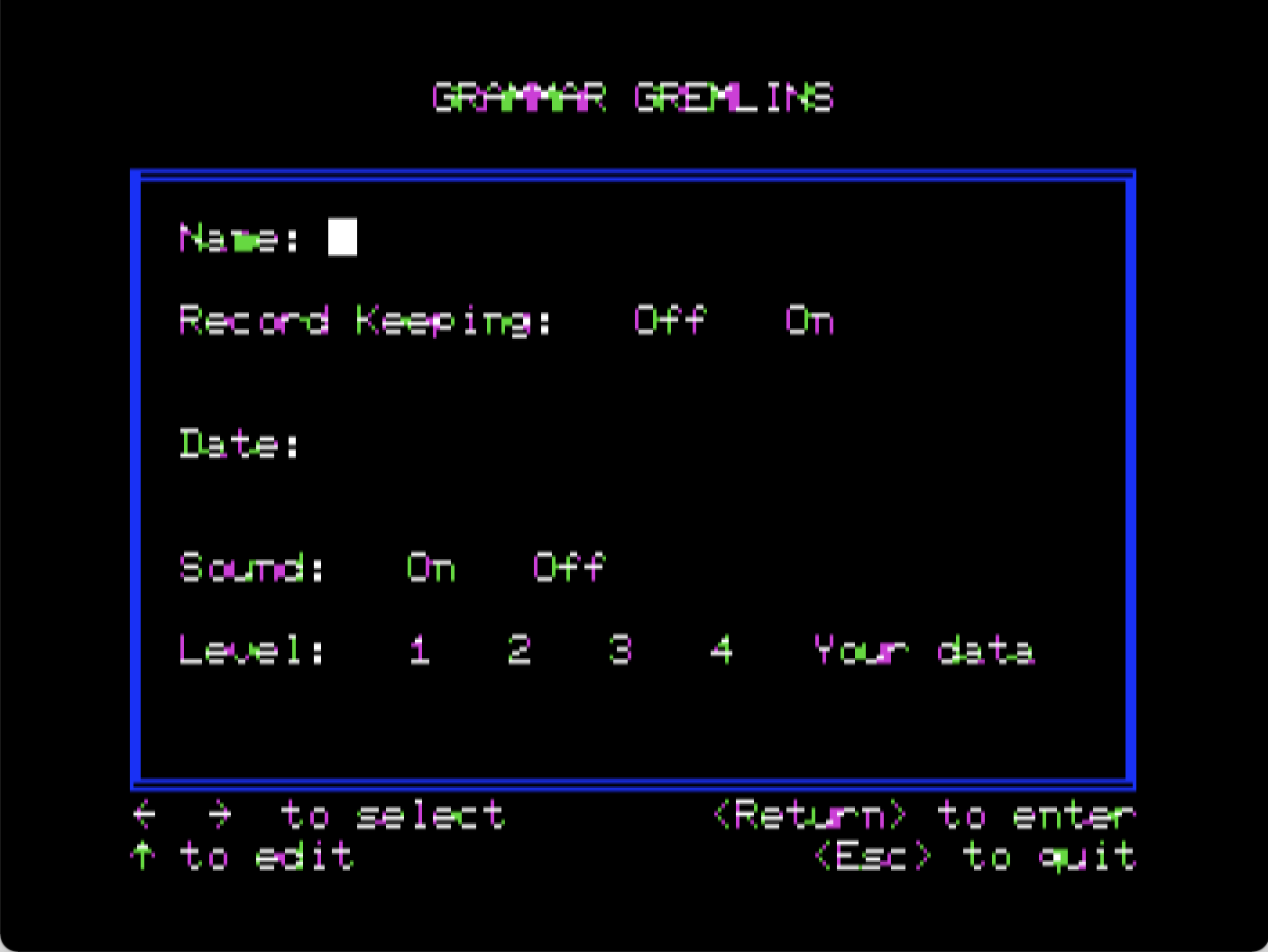 Grammar Gremlins screenshot 2 of 4