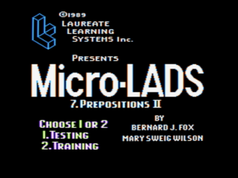 Micro-LADS 7: Prepositions II screenshot 1 of 3