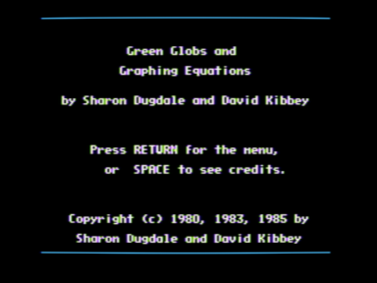 Green Globs and Graphing Equations screenshot 1 of 11