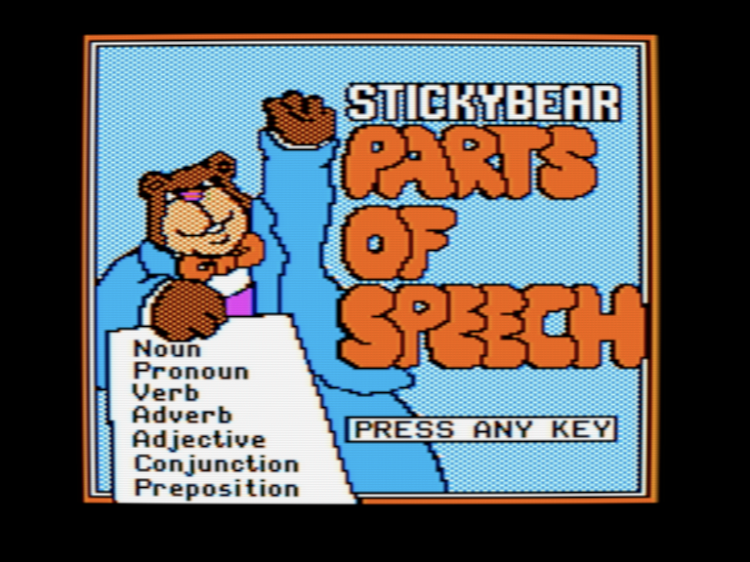 Stickybear Parts of Speech screenshot 1 of 3