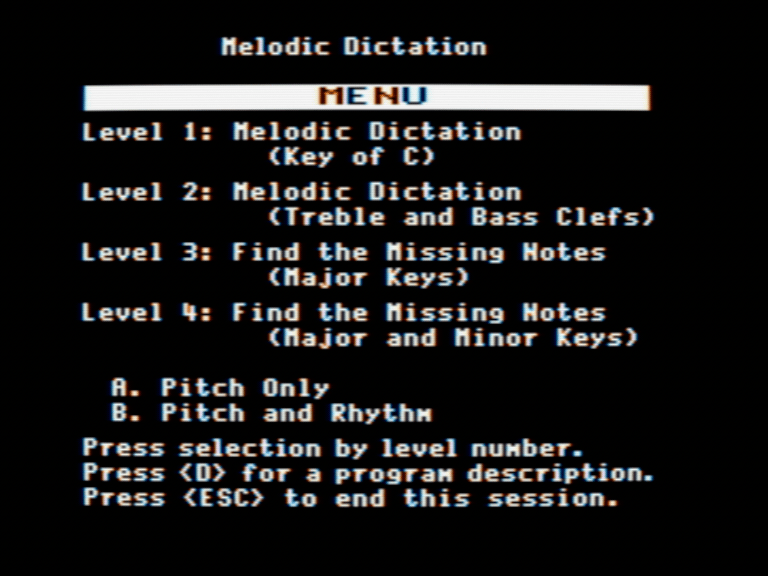 Melodic Dictation: Intermediate Level screenshot 2 of 3