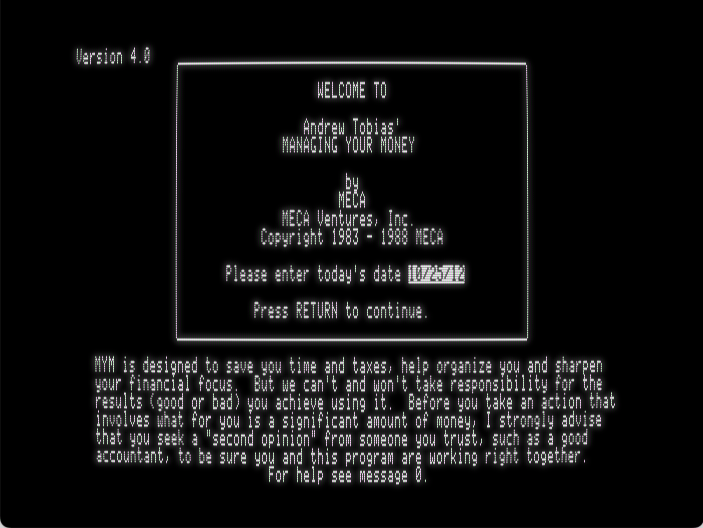 Andrew Tobias' Managing Your Money screenshot 1 of 3