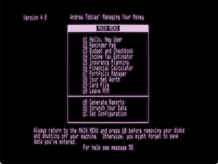 Andrew Tobias' Managing Your Money screenshot 2 of 3
