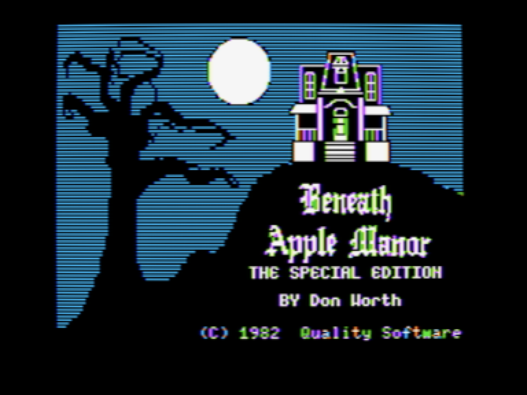 Beneath Apple Manor: The Special Edition screenshot 1 of 3