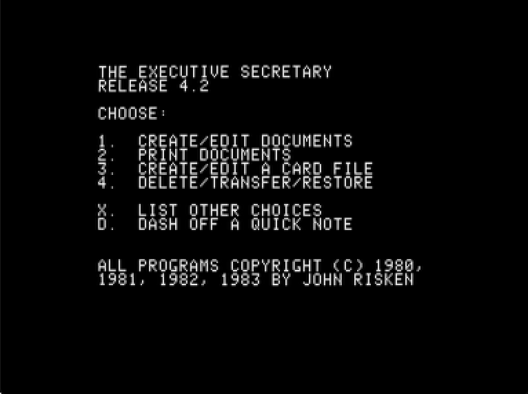The Executive Secretary