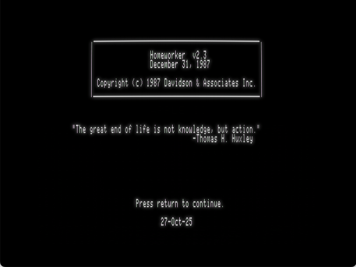 Homeworker Demo screenshot 1 of 3