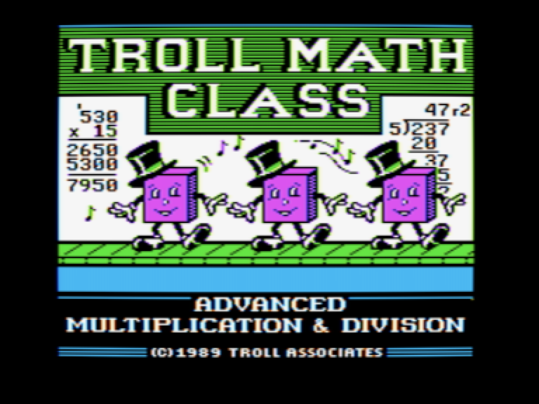 Troll Math Class Level 5: Advanced Multiplication and Division screenshot 1 of 6