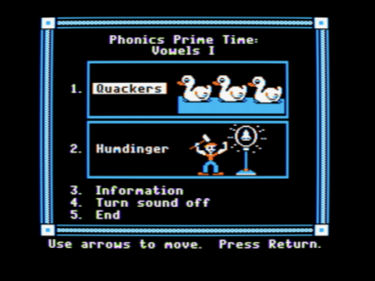 Phonics Prime Time: Vowels I screenshot 1 of 5