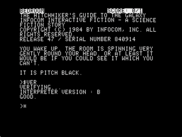 The Hitchhiker's Guide to the Galaxy screenshot 2 of 3