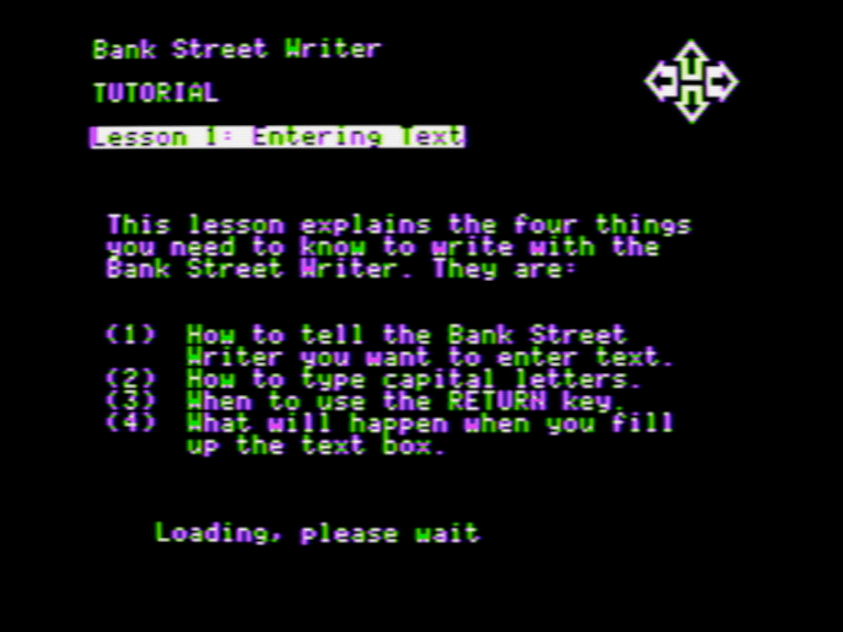 The Bank Street Writer Tutorial screenshot 3 of 3