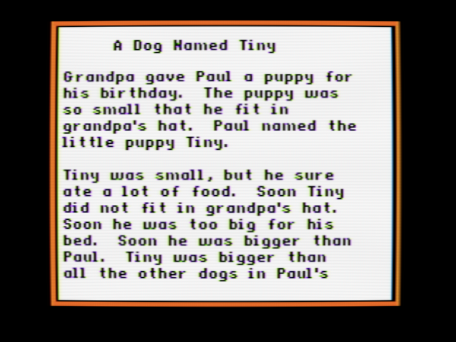 Stickybear Reading Comprehension screenshot 4 of 4