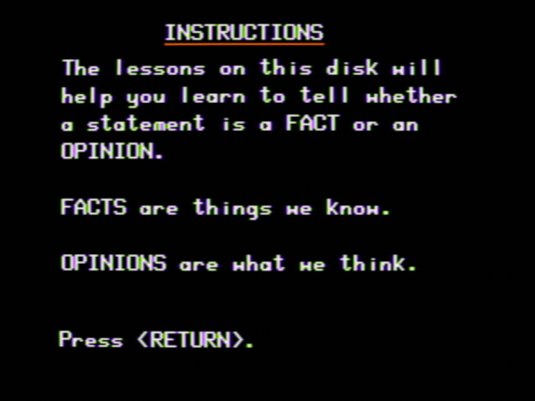 Fact or Opinion screenshot 3 of 4