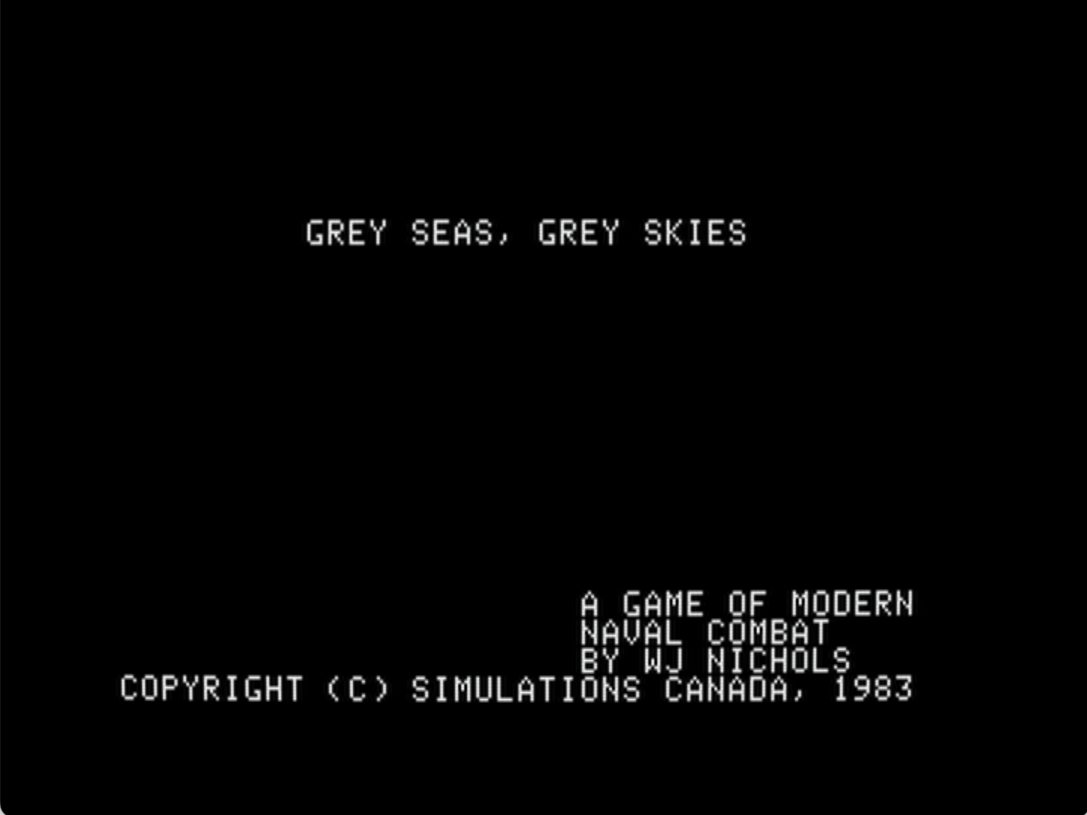 Grey Seas, Grey Skies screenshot 2 of 3