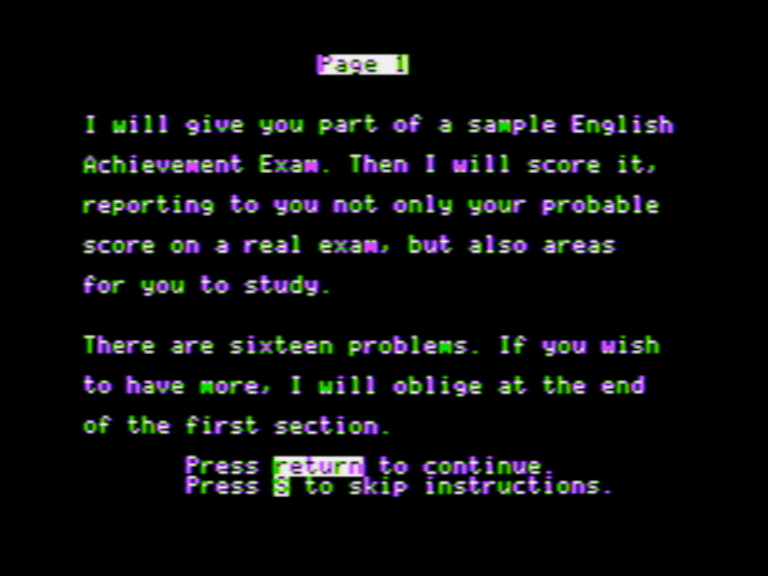 English Achievement I screenshot 3 of 4