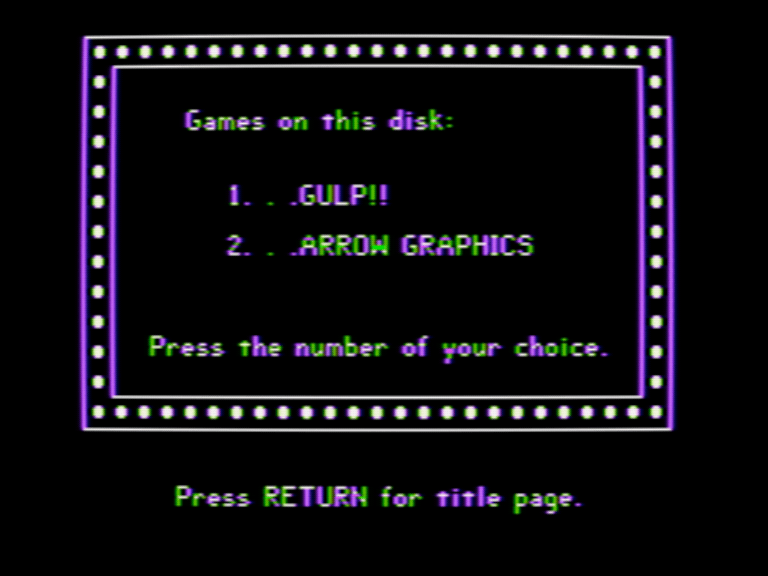 Gulp!! & Arrow Graphics screenshot 3 of 4
