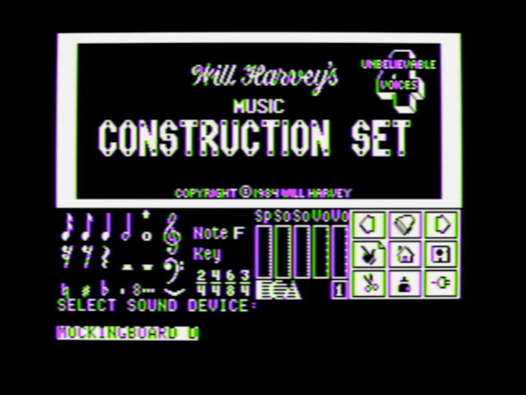 Music Construction Set screenshot 2 of 4