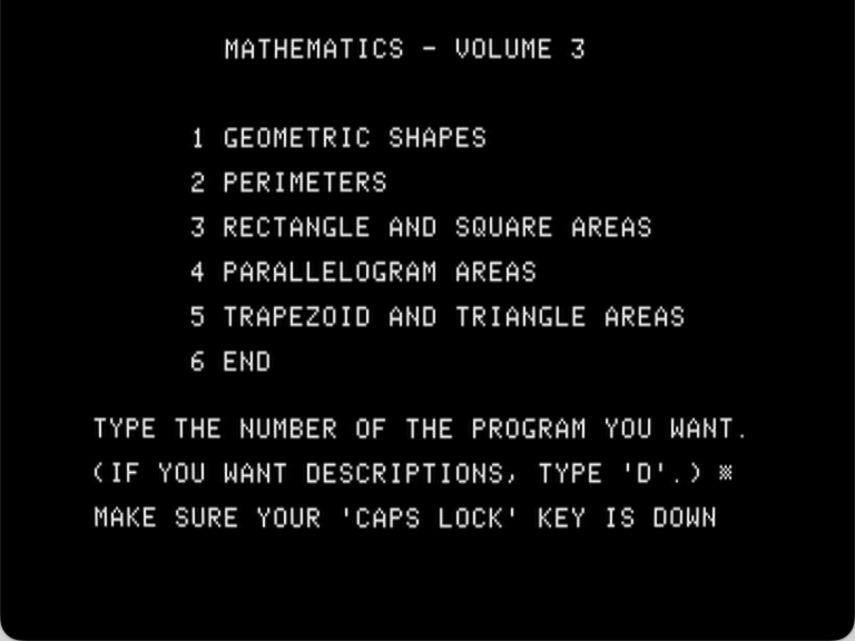 Mathematics Volume 3: Formulas, Shapes, and Skills screenshot 3 of 4