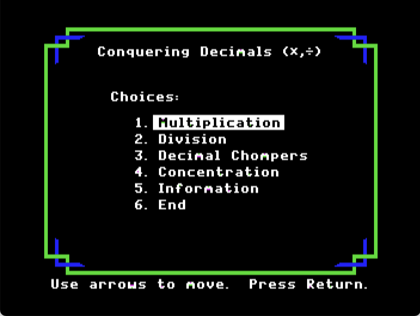 Conquering Decimals (x, /) screenshot 1 of 4