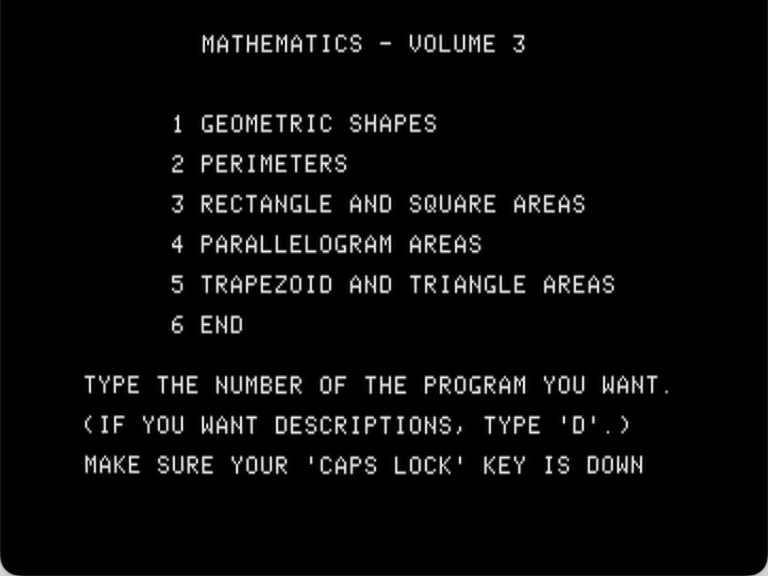 Mathematics Volume 3: Formulas, Shapes, and Skills screenshot 2 of 3