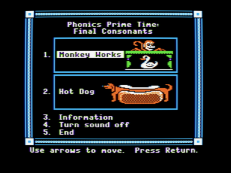 Phonics Prime Time: Final Consonants screenshot 1 of 6