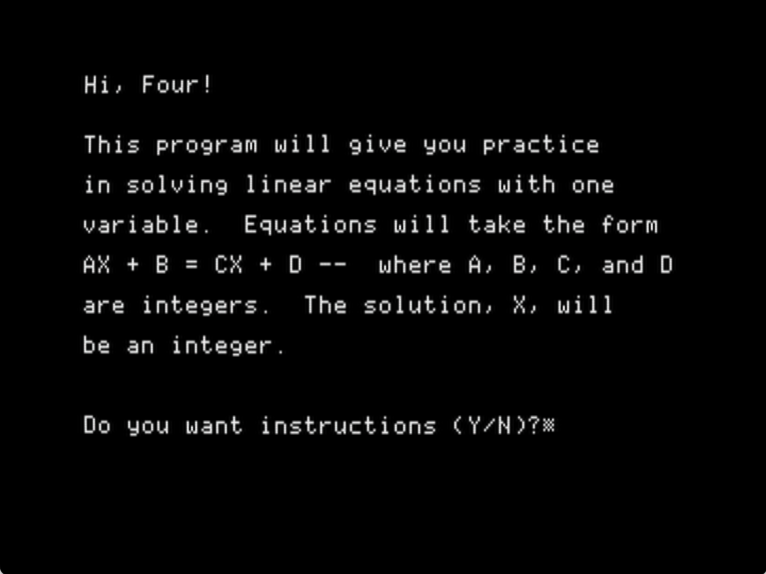Advanced Linear Equations screenshot 3 of 5