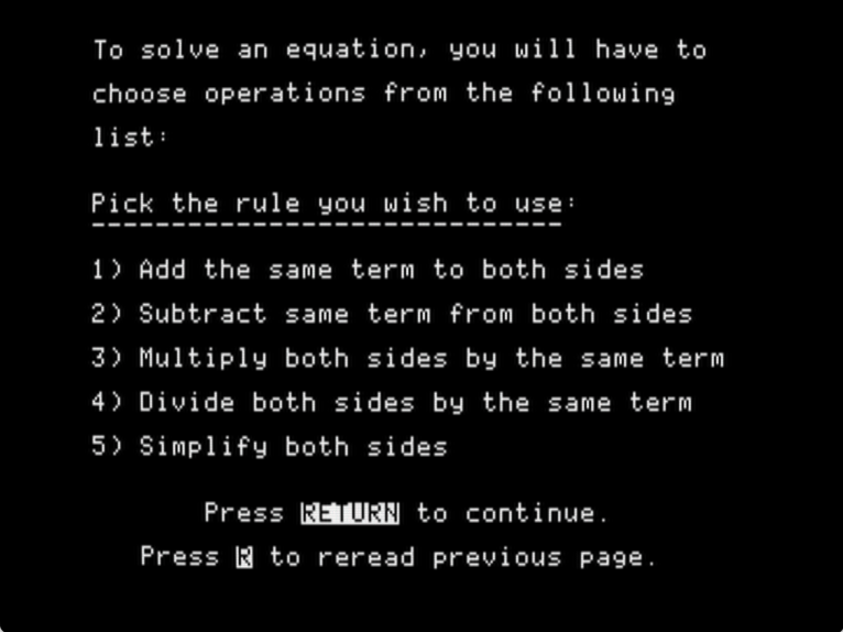 Advanced Linear Equations screenshot 4 of 5